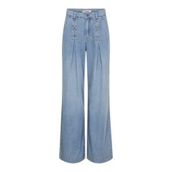 CO`COUTURE CINDY EYELET WIDE JEANS