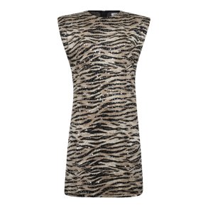 CO`COUTURE`TIGER SEQUIN DRESS