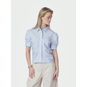 NEO NOIR FRANNIE SOFT STRIPE SHIRT