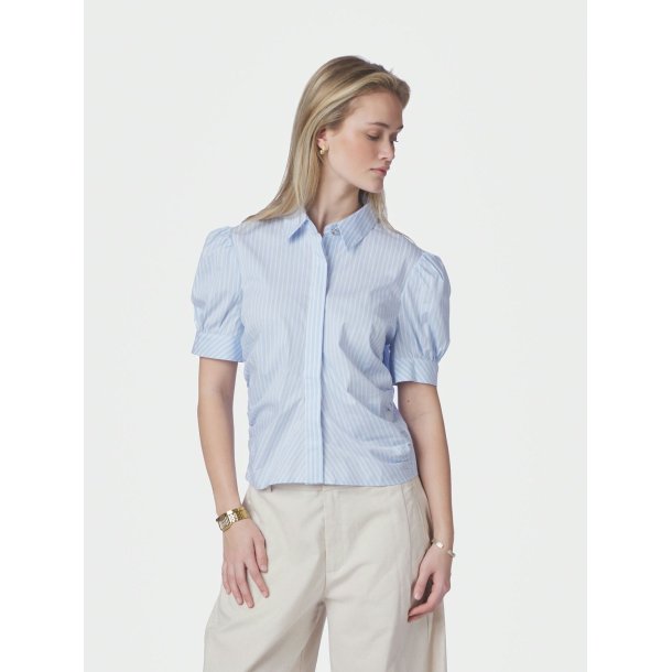 NEO NOIR FRANNIE SOFT STRIPE SHIRT
