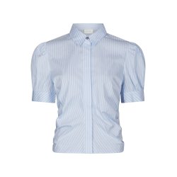 NEO NOIR FRANNIE SOFT STRIPE SHIRT
