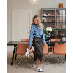 NEO NOIR NETTIE FAUX LEATHER SKIRT