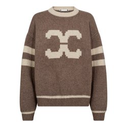 CO`COUTURE ROW COCO LOGO KNIT