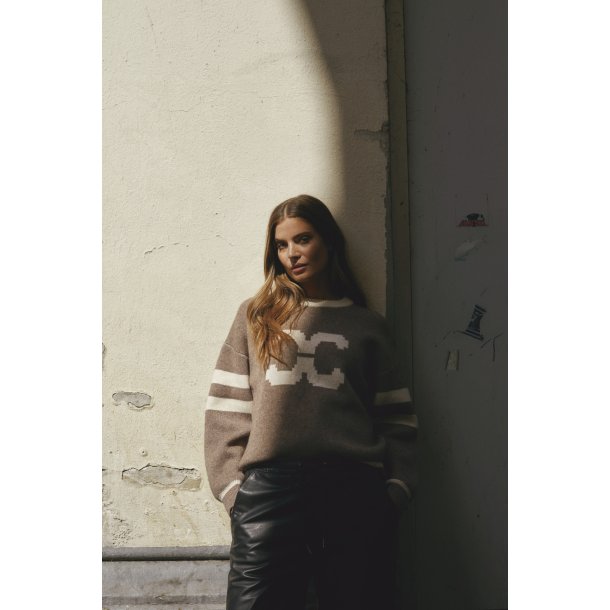 CO`COUTURE ROW COCO LOGO KNIT