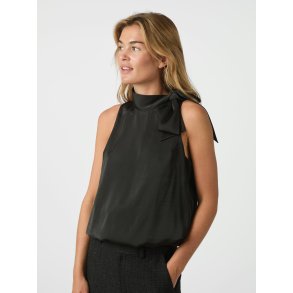 NEO NOIR VEDA DRAPY SATIN TOP