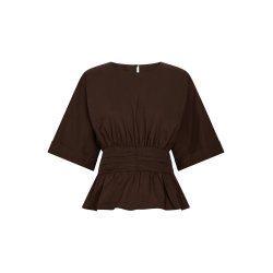 NEO NOIR ANNEGRET POPLIN BLOUSE