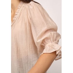 CO`COUTURE AVI LACE V-BLOUSE