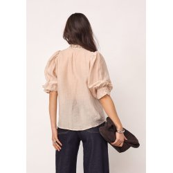 CO`COUTURE AVI LACE V-BLOUSE