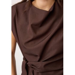 CO`COUTURE LUNA PLEAT TOP