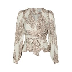 NEO NOIR RISTA PAISLEY DROP BLOUSE