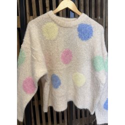 QNUZ KNIT BIG DOTS