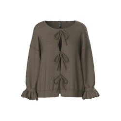 PCJIMMA O-NECK TIE KNIT CARDIGAN