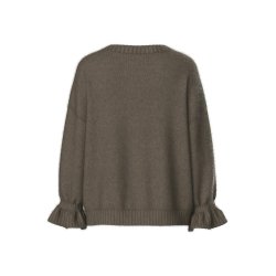 PCJIMMA O-NECK CUFF KNIT 