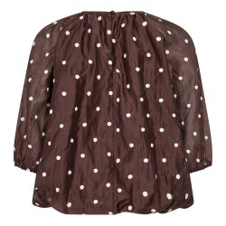 CO`COUTURE DITA DOT BALLOON BLOUSE