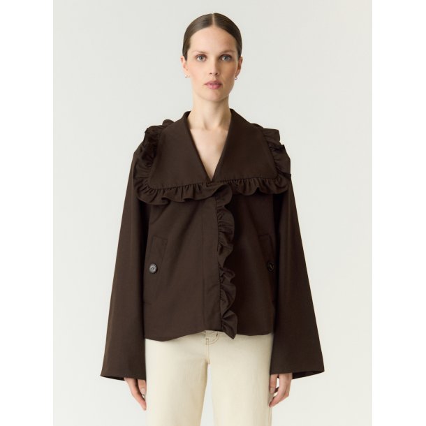YASELSIA SHORT TRENCHCOAT