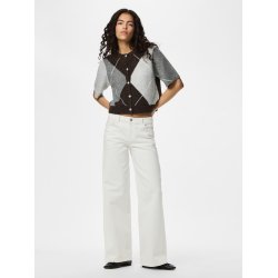 PCSALLY KNIT CHECK CARDIGAN
