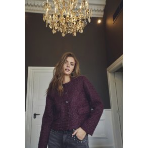 CO`COUTURE PEACH BOUCLE JACKET