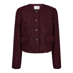 CO`COUTURE PEACH BOUCLE JACKET