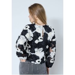 CO`COUTURE FLEUR FLUFFY BLOUSE