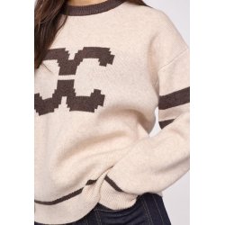 CO`COUTURE ROW COCO LOGO KNIT