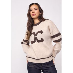 CO`COUTURE ROW COCO LOGO KNIT