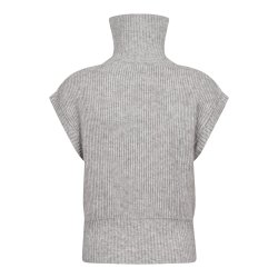 CO`COUTURE ROW ZIP KNIT VEST