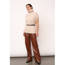 CO`COUTURE ROW OVERSIZE CABLE KNIT