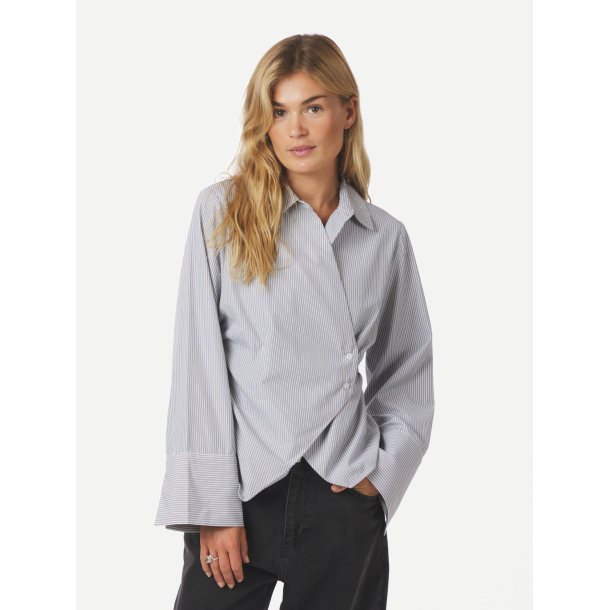 NEO NOIR FENLI STRIPED SHIRT