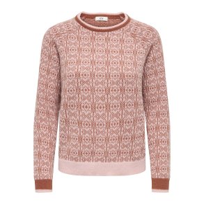 JDYBRYN ONECK JACQ PULLOVER KNT
