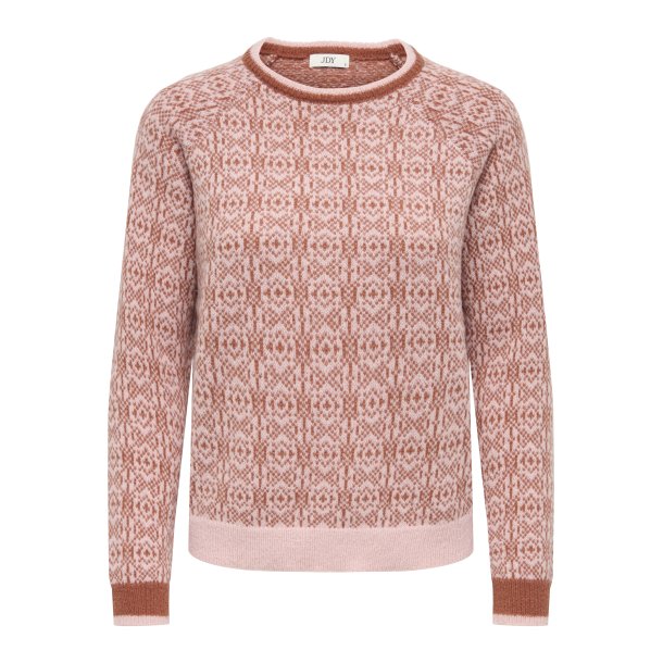 JDYBRYN ONECK JACQ PULLOVER KNT