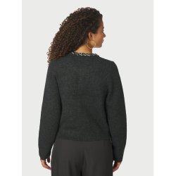 NEO NOIR MARIA STONE KNIT CARDIGAN