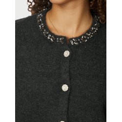 NEO NOIR MARIA STONE KNIT CARDIGAN