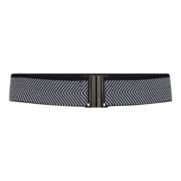 CO`COUTURE ZIGZ ELASTIC BELT