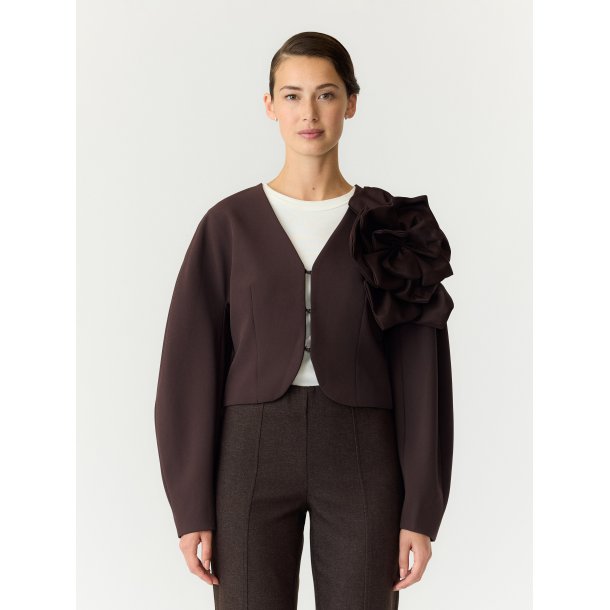 YASLAULIN FLOWER CROP JACKET 