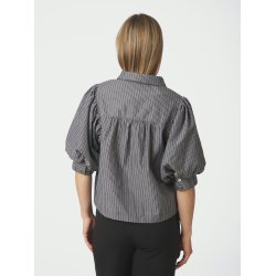 NEO NOIR ETTA STRIPE SHIRT