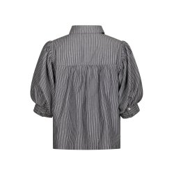 NEO NOIR ETTA STRIPE SHIRT