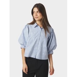 NEO NOIR ETTA FLOWER STRIPE SHIRT