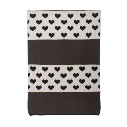 QNUZ KNITTED HEART SCARF