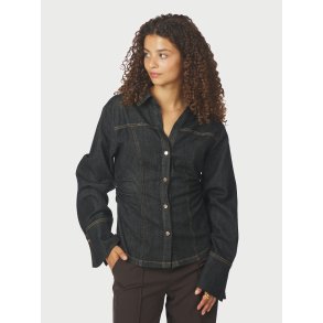 NEO NOIR RABIA DENIM SHIRT