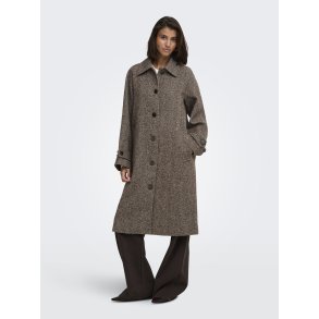 JDYVINGA HERRINGBONE LONG COAT 