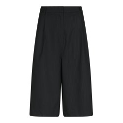 NEO NOIR RIMA SLIM PINSTRIPE SHORTS