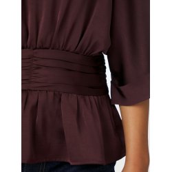 NEO NOIR ANNEGRET SATEEN BLOUSE