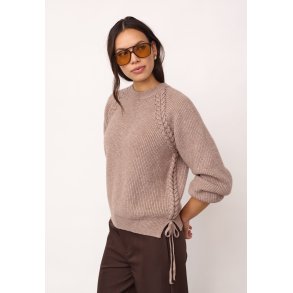 CO`COUTURE ROW BRAID STRING KNIT