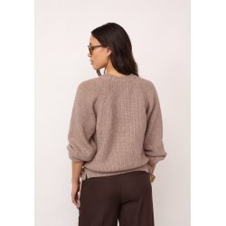 CO`COUTURE ROW BRAID STRING KNIT
