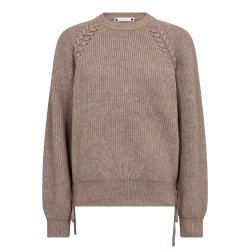 CO`COUTURE ROW BRAID STRING KNIT