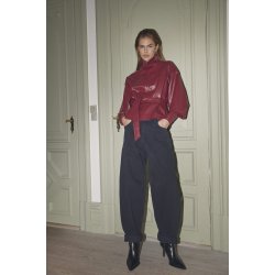 CO`COUTURE GITT FUNNEL NECK BLOUSE