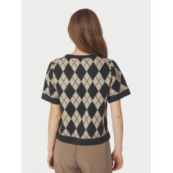 NEO NOIR ALLESTAR CHECK CARDIGAN