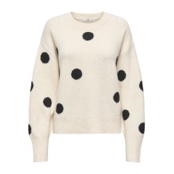 JDYMONICA O-NECK DOT PULL KNT