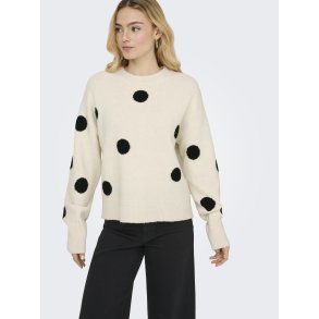JDYMONICA O-NECK DOT PULL KNT