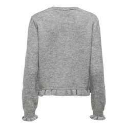 JDYLETTY O-NECK FRILL CARDIGAN